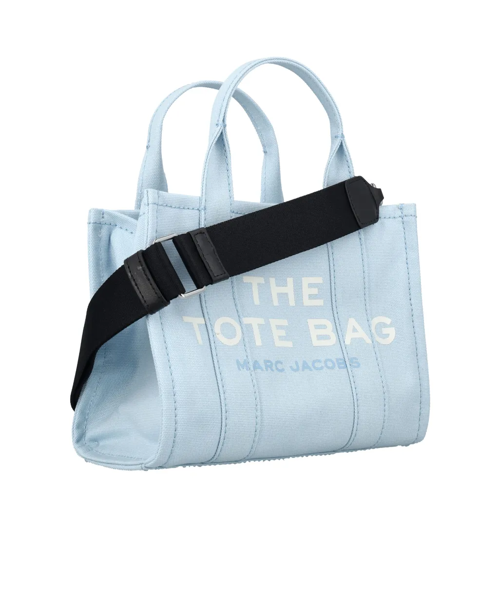 Marc Jacobs Logo Printed Zip-Up Small Tote Bag