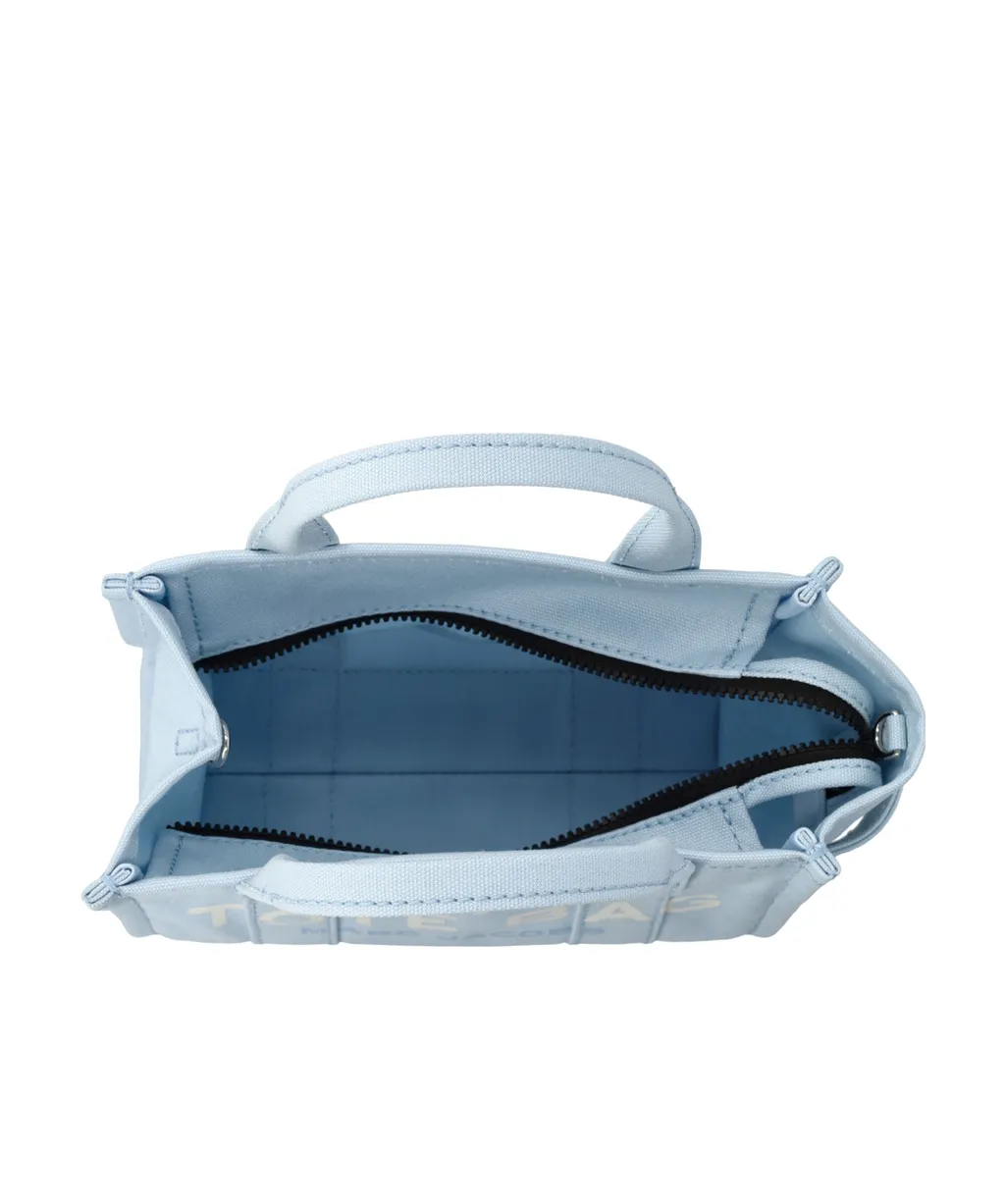 Marc Jacobs Logo Printed Zip-Up Small Tote Bag