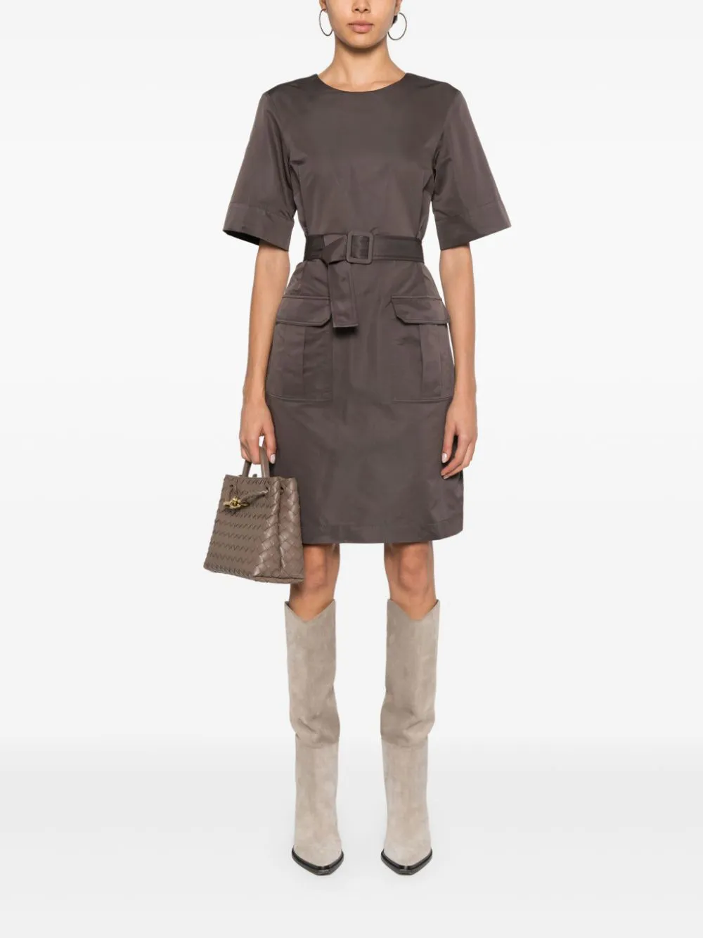 Belted Mini Dress