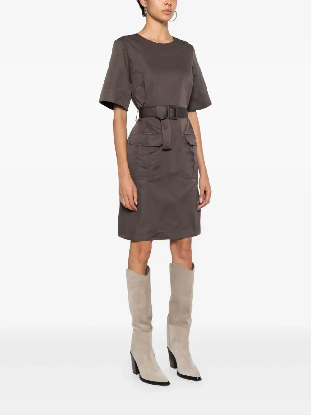 Belted Mini Dress
