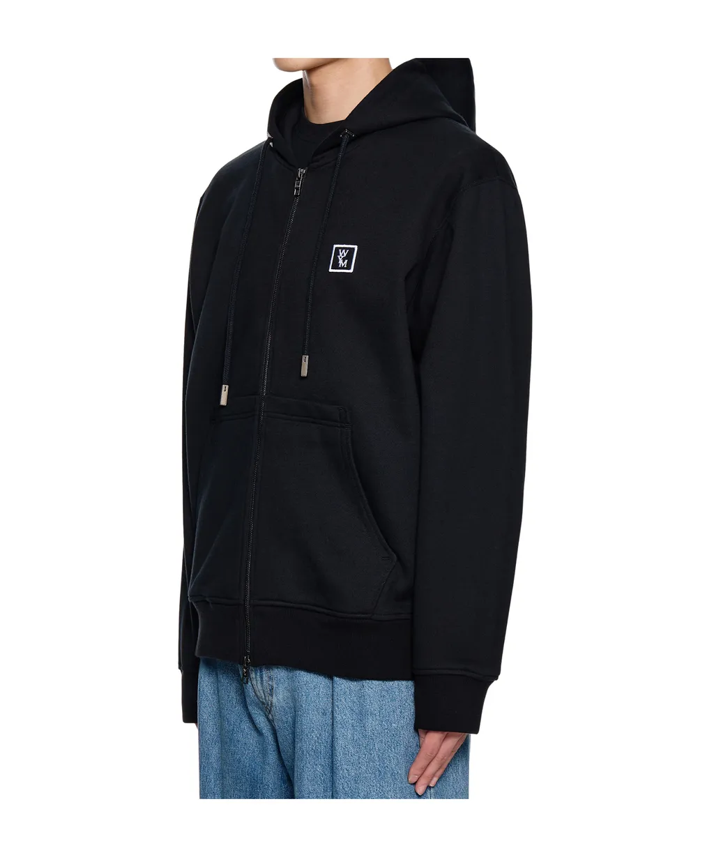 Logo-Patch Hooded Jacket