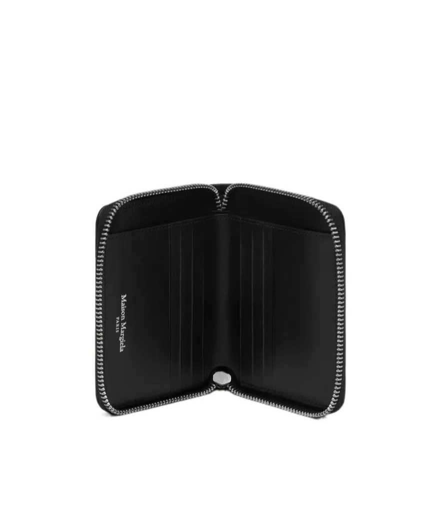 Maison Margiela Logo-Patch Zipped Around Wallet