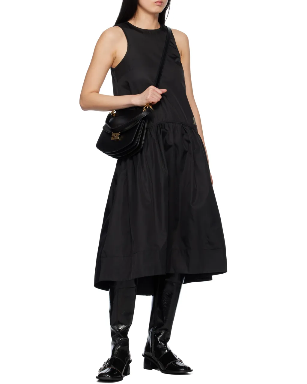 Ganni Knee High Heeled Boots