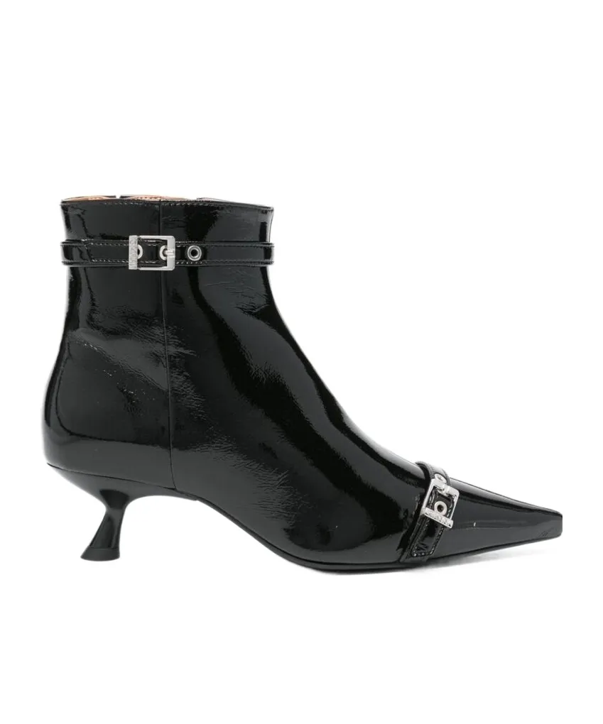 Ganni Heeled Ankle Boots