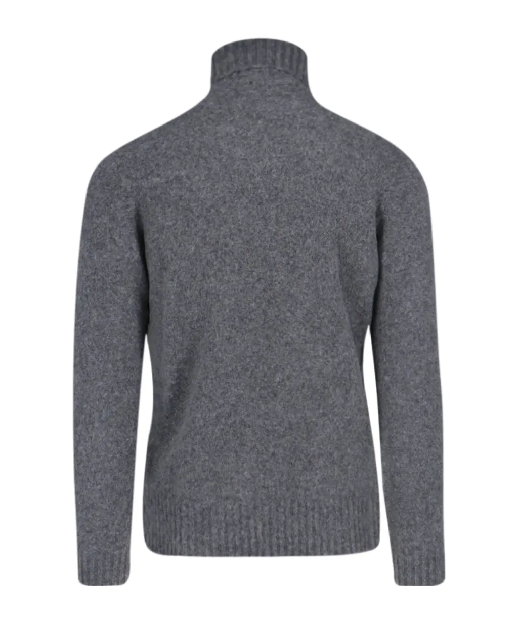 Drumohr Ribbed Turtleneck Sweater