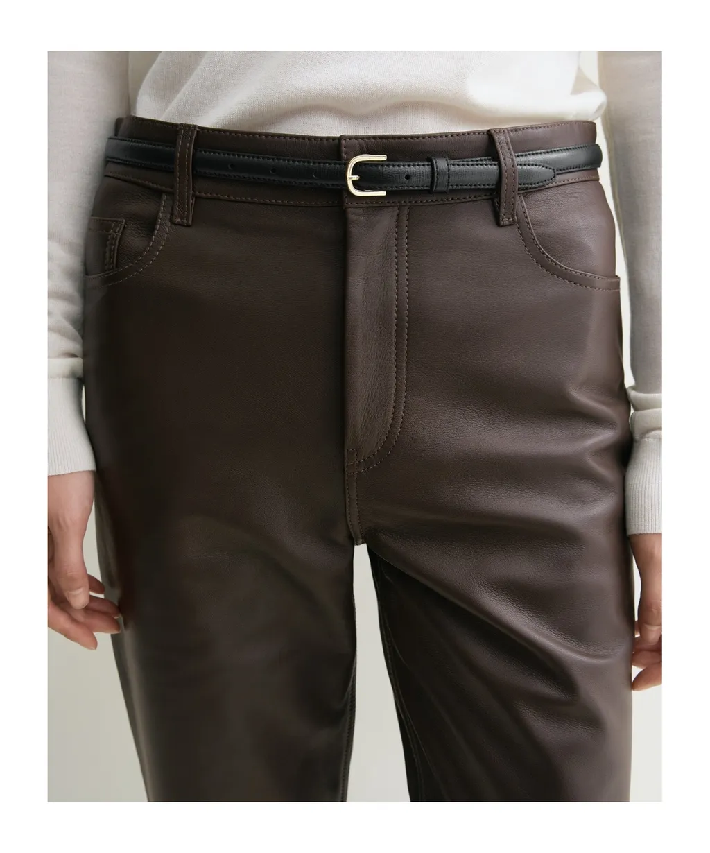 TotÊMe Buttoned Tapered-Leg Trousers