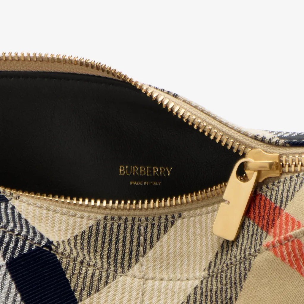 Burberry Snip Checked Shoulder Bag
