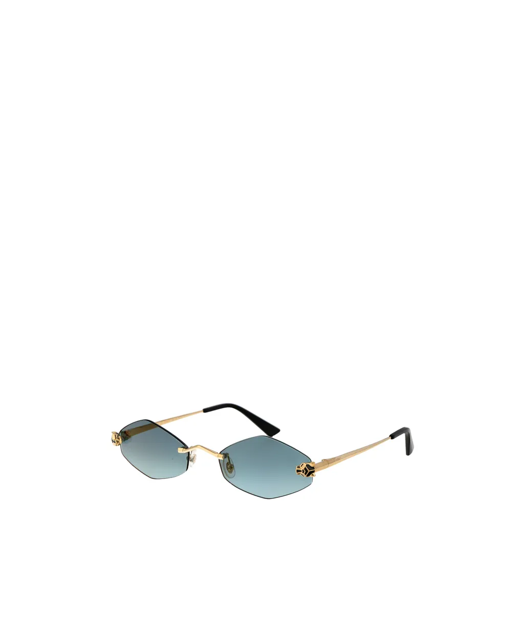 Cartier Geometric Frame Sunglasses
