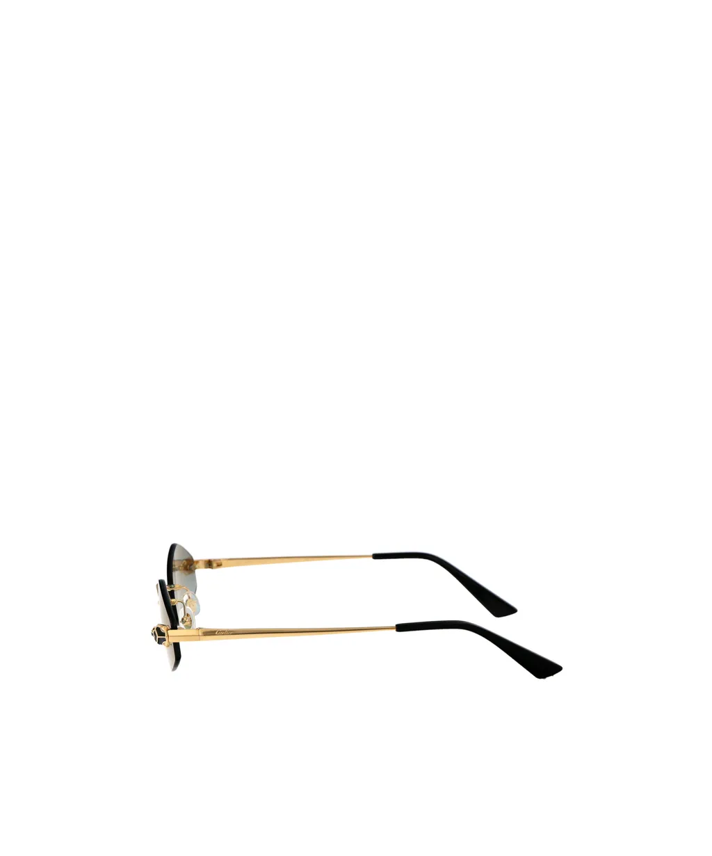 Cartier Geometric Frame Sunglasses
