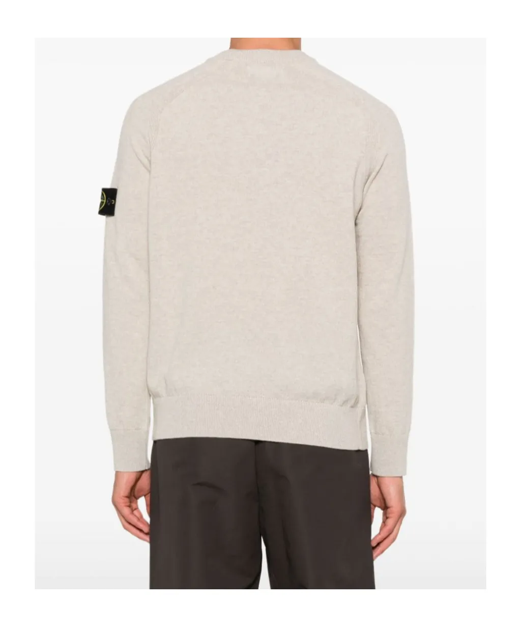 Stone Island Compass-Patch Crewneck Jumper