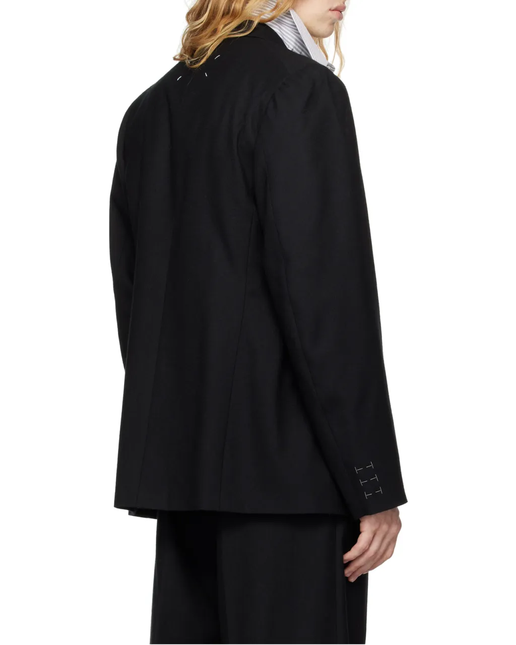 Maison Margiela Barathea Single-Breasted Suit Jacket