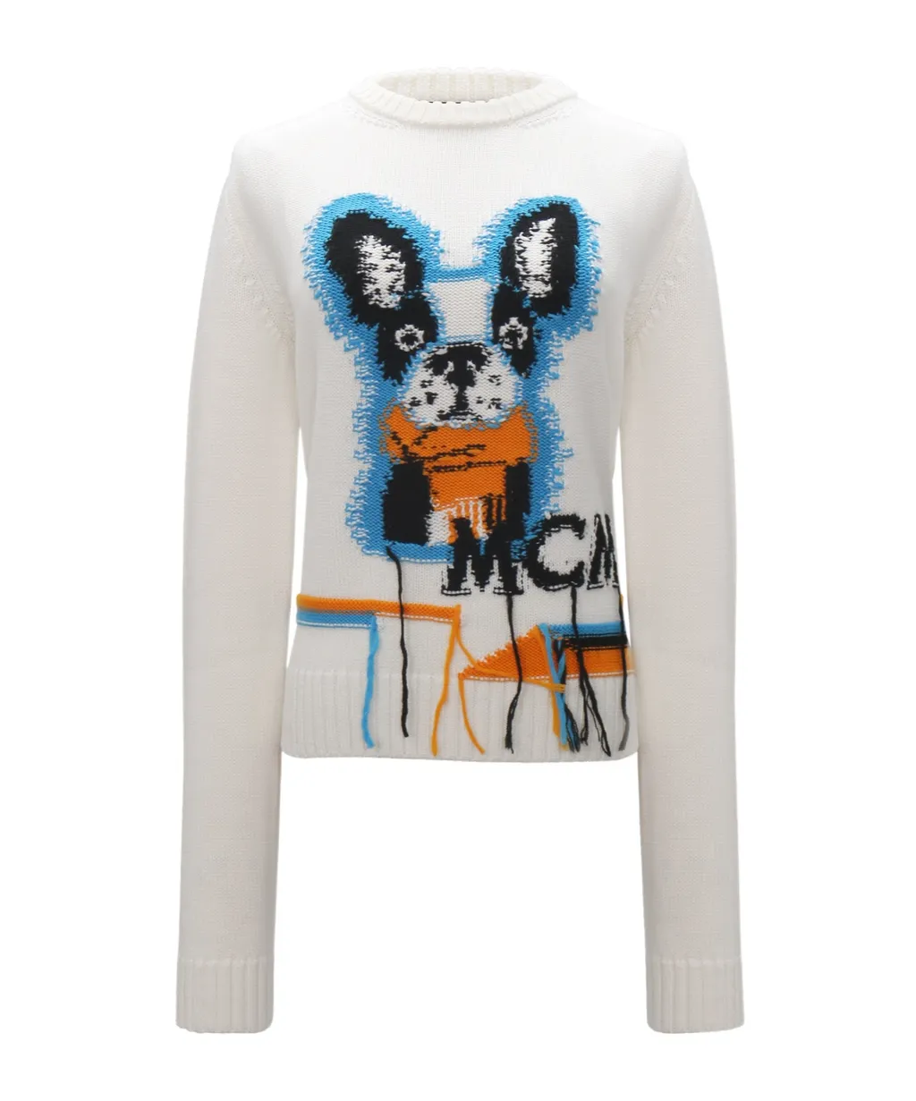 Round Neck Long-Sleeved Sweater