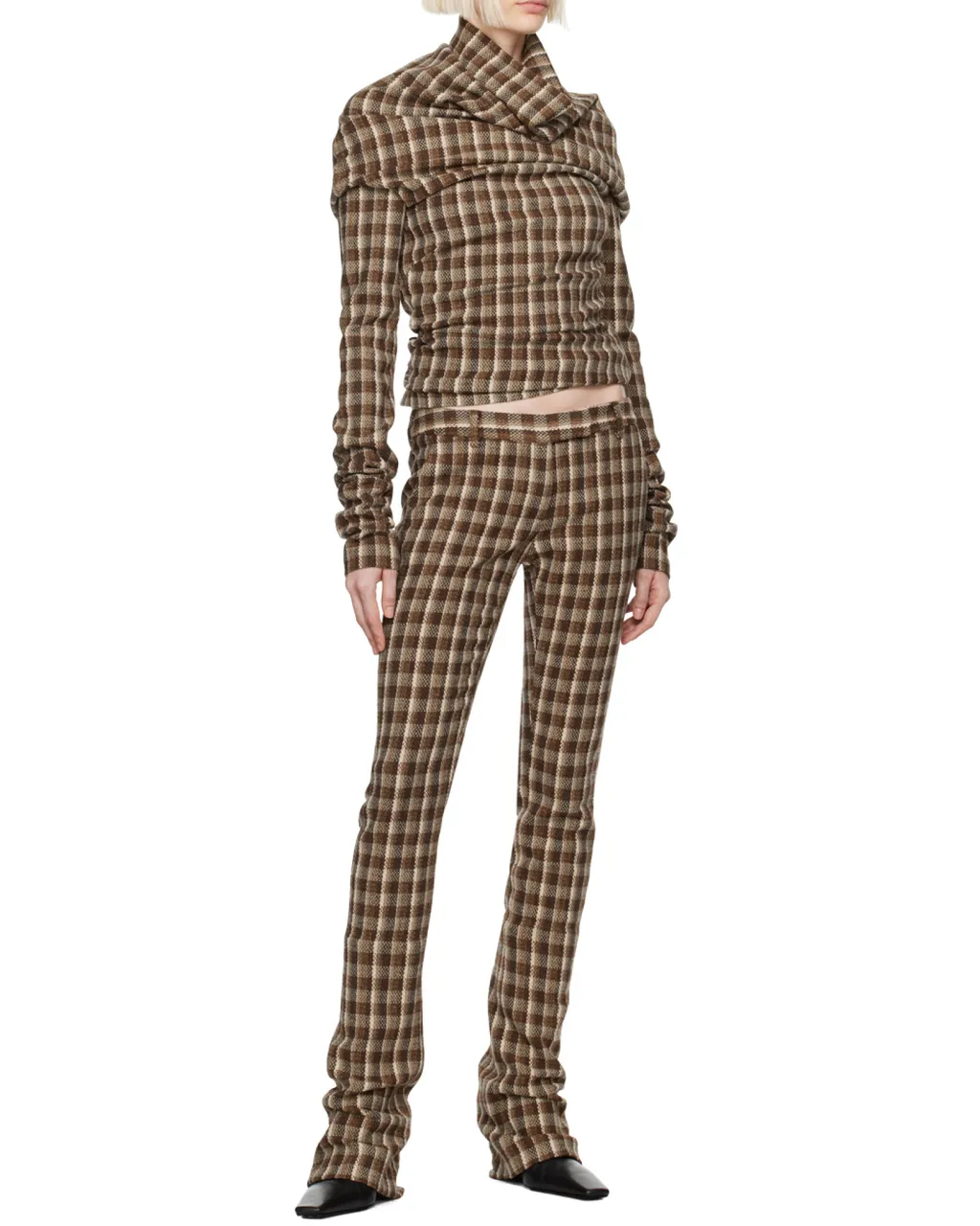 Acne Studios Check Tailored Trousers