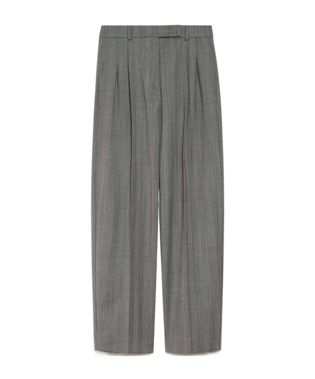 Sportmax Stripe Detailed Wide Leg Trousers