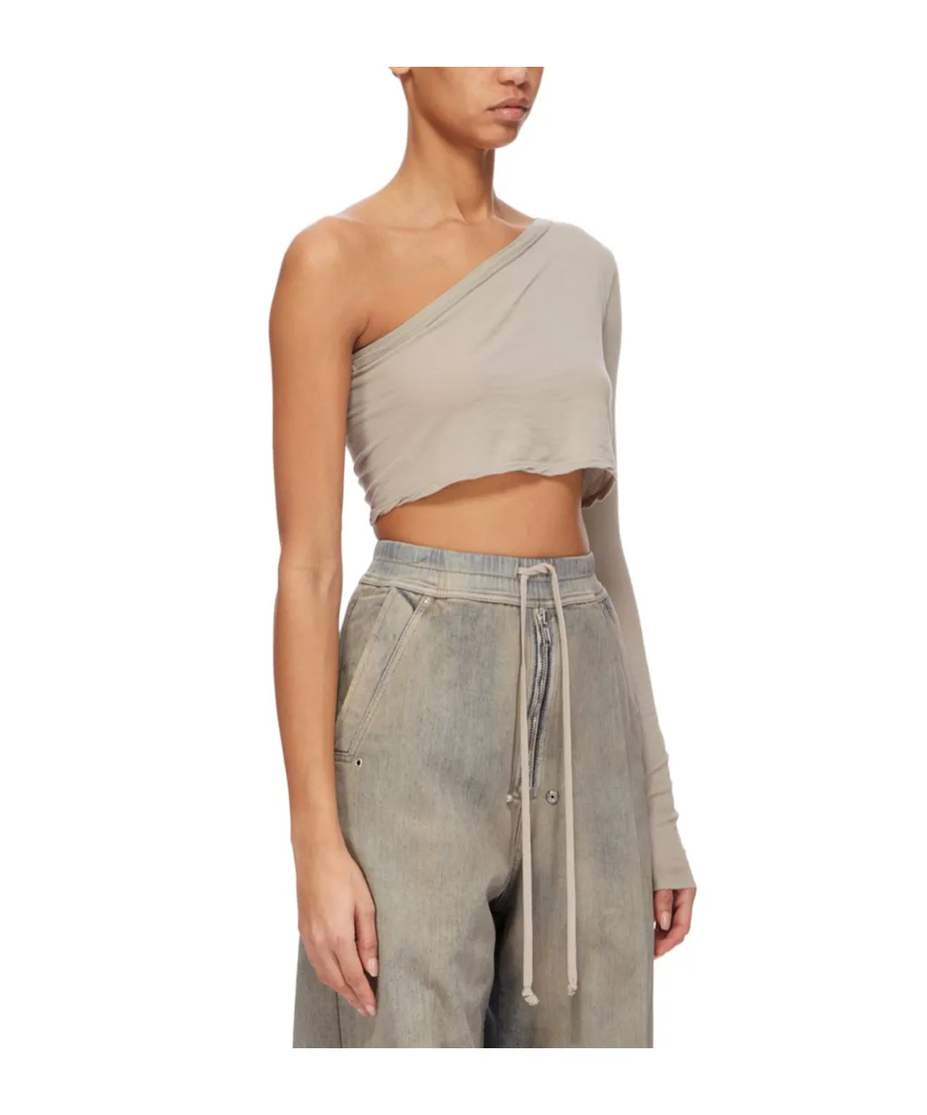 Rick Owens Drkshdw Ziggy Cropped Top