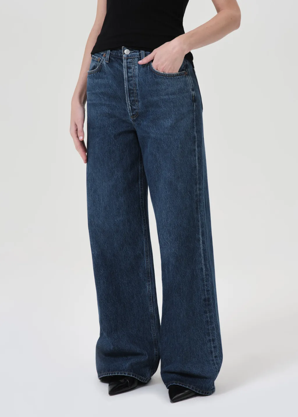 Agolde Dame Wide-Leg Jeans