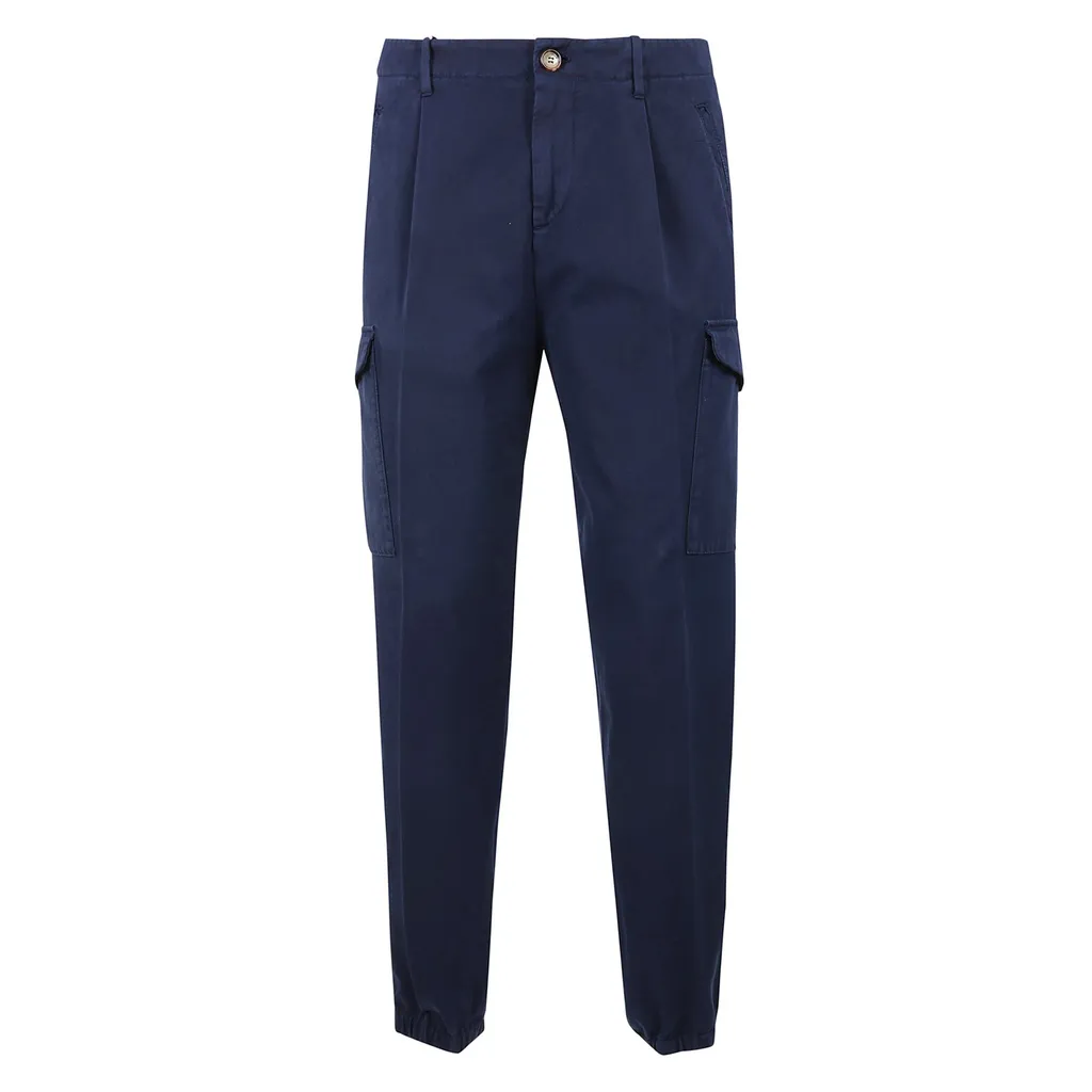 Brunello Cucinelli Pleat Detailed Tapered Cargo Pants