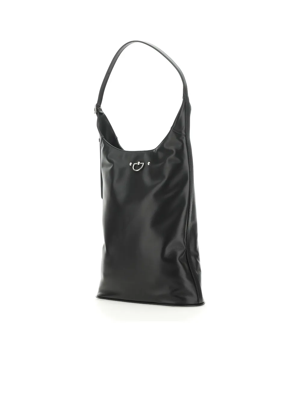 D-Ring Leather Tote Bag