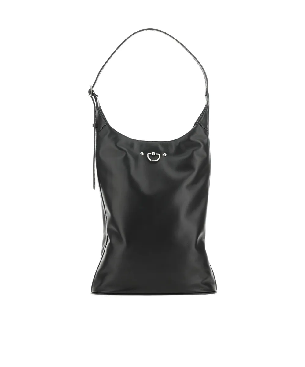 D-Ring Leather Tote Bag