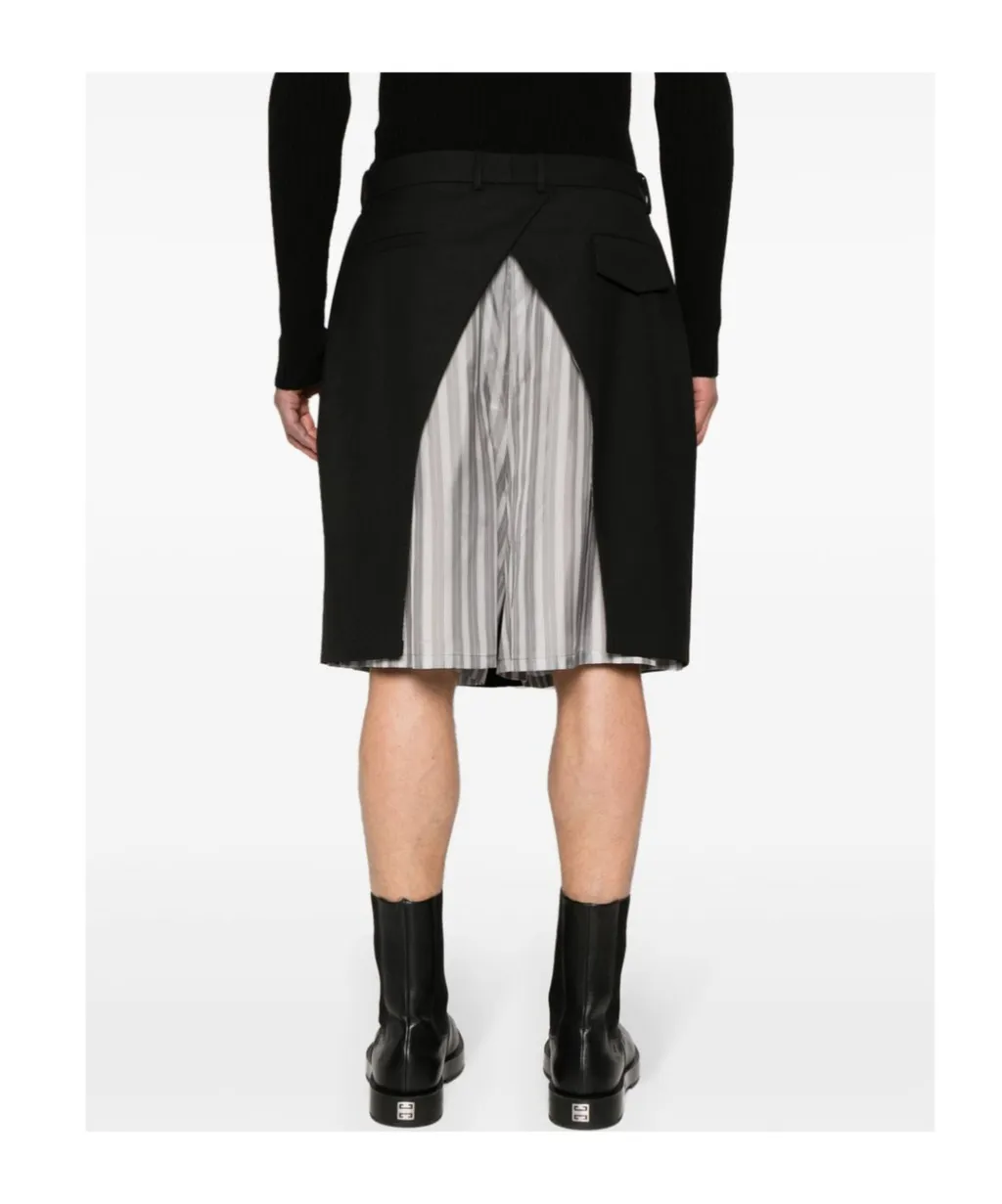 Tidan Layered Twill Shorts