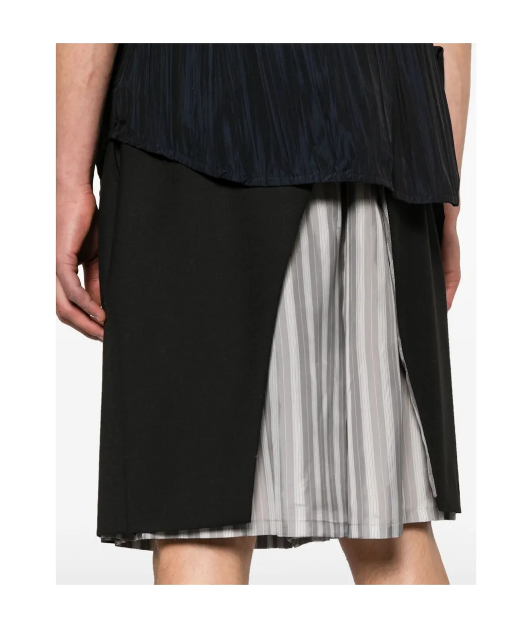 Tidan Layered Twill Shorts