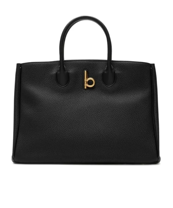 Burberry Logo Detailed Top Handle Bag