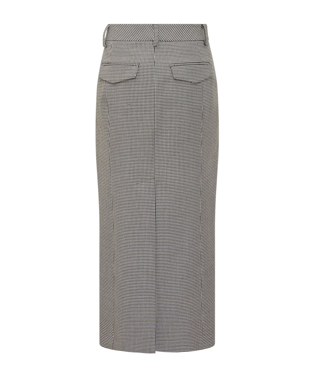 The Seafarer Houndstooth Pencil Skirt