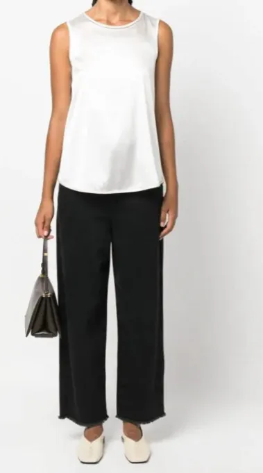 Punto Luce-Detail Satin Top