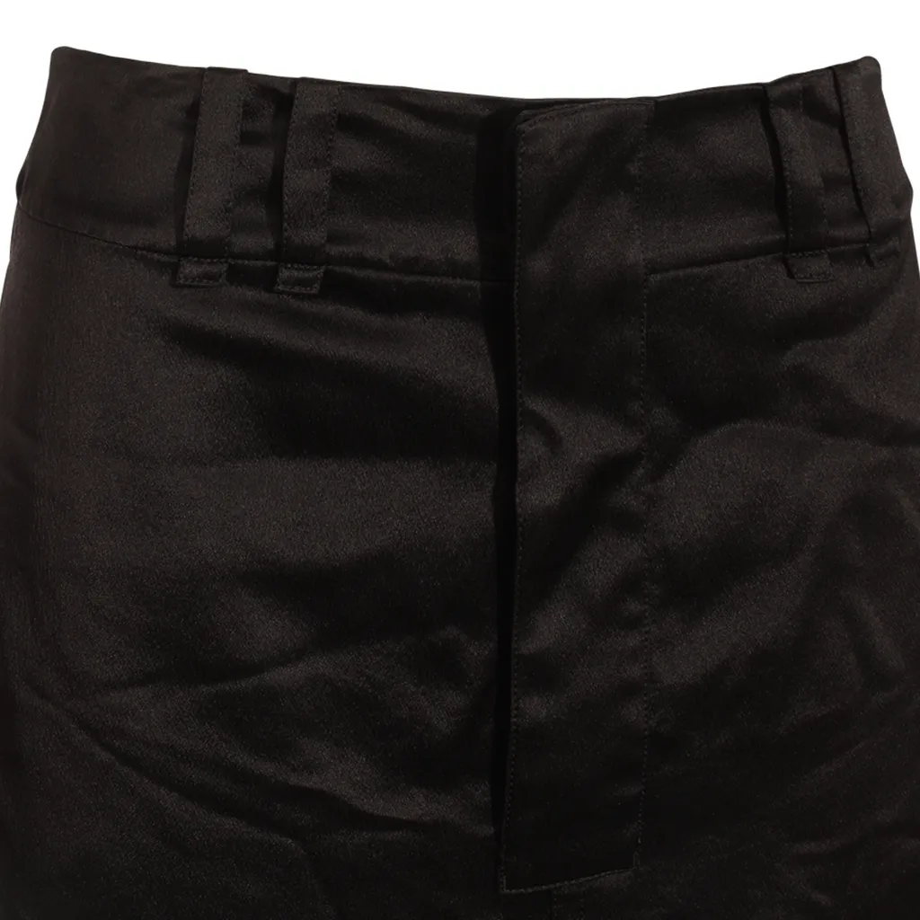 Saint Laurent Front Slit Midi Skirt