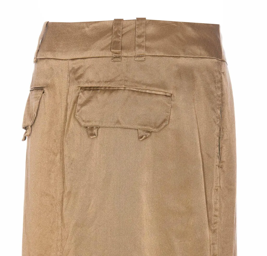 Saint Laurent Front Slit Skirt