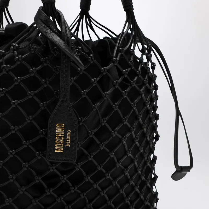 Handbag With Woven Handle