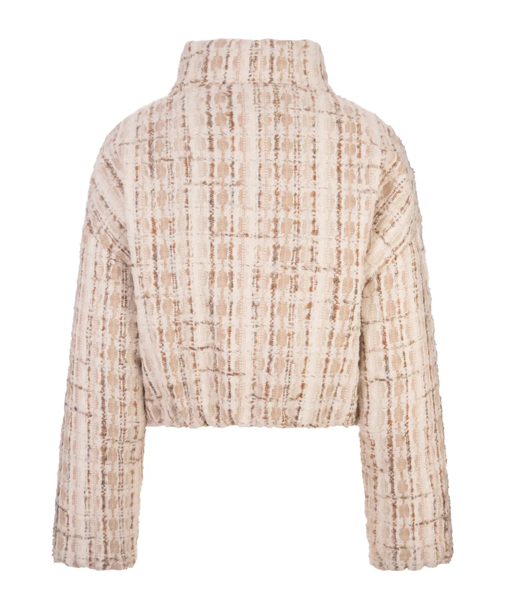 Khrisjoy Textured High-Neck Jacket