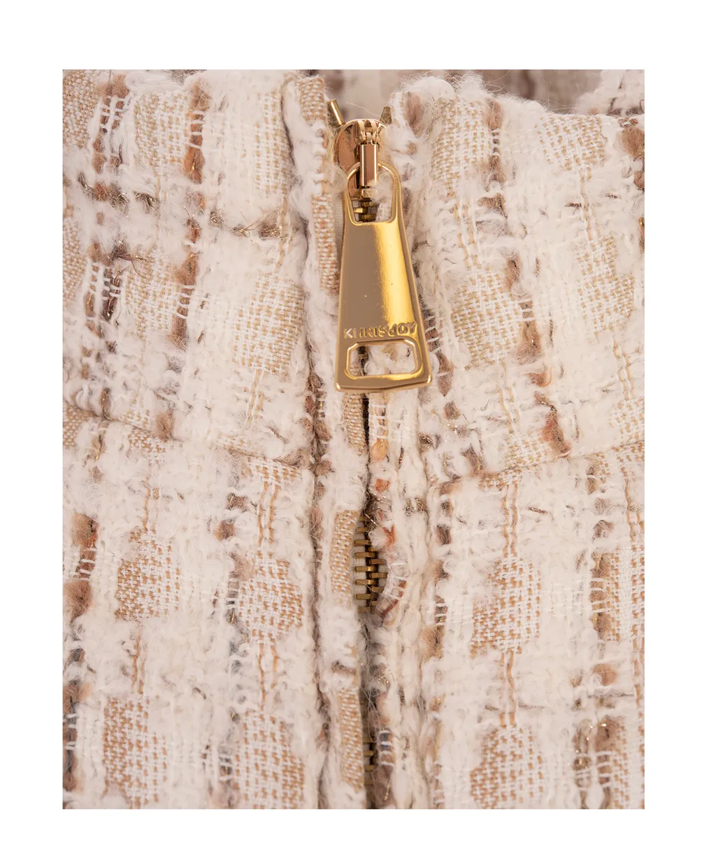 Khrisjoy Textured High-Neck Jacket