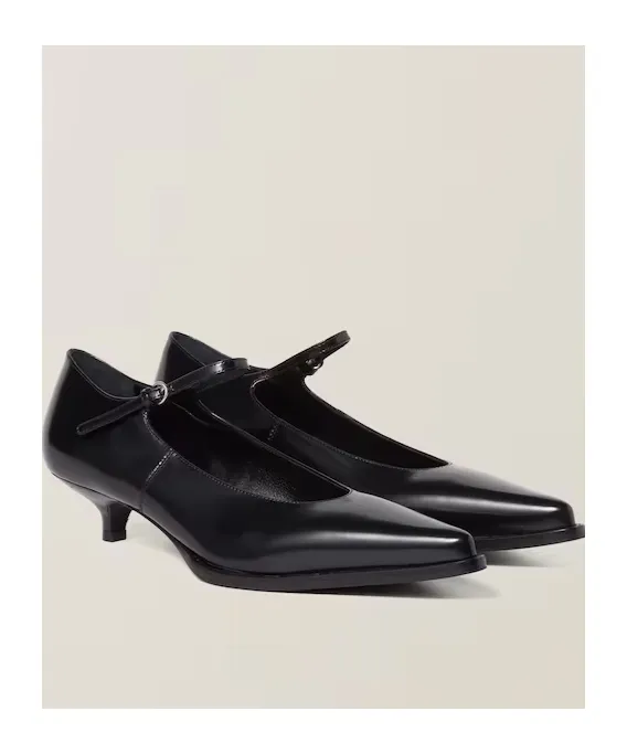 Miu Miu Buckle-Fastened Pointed-Toe Pumps