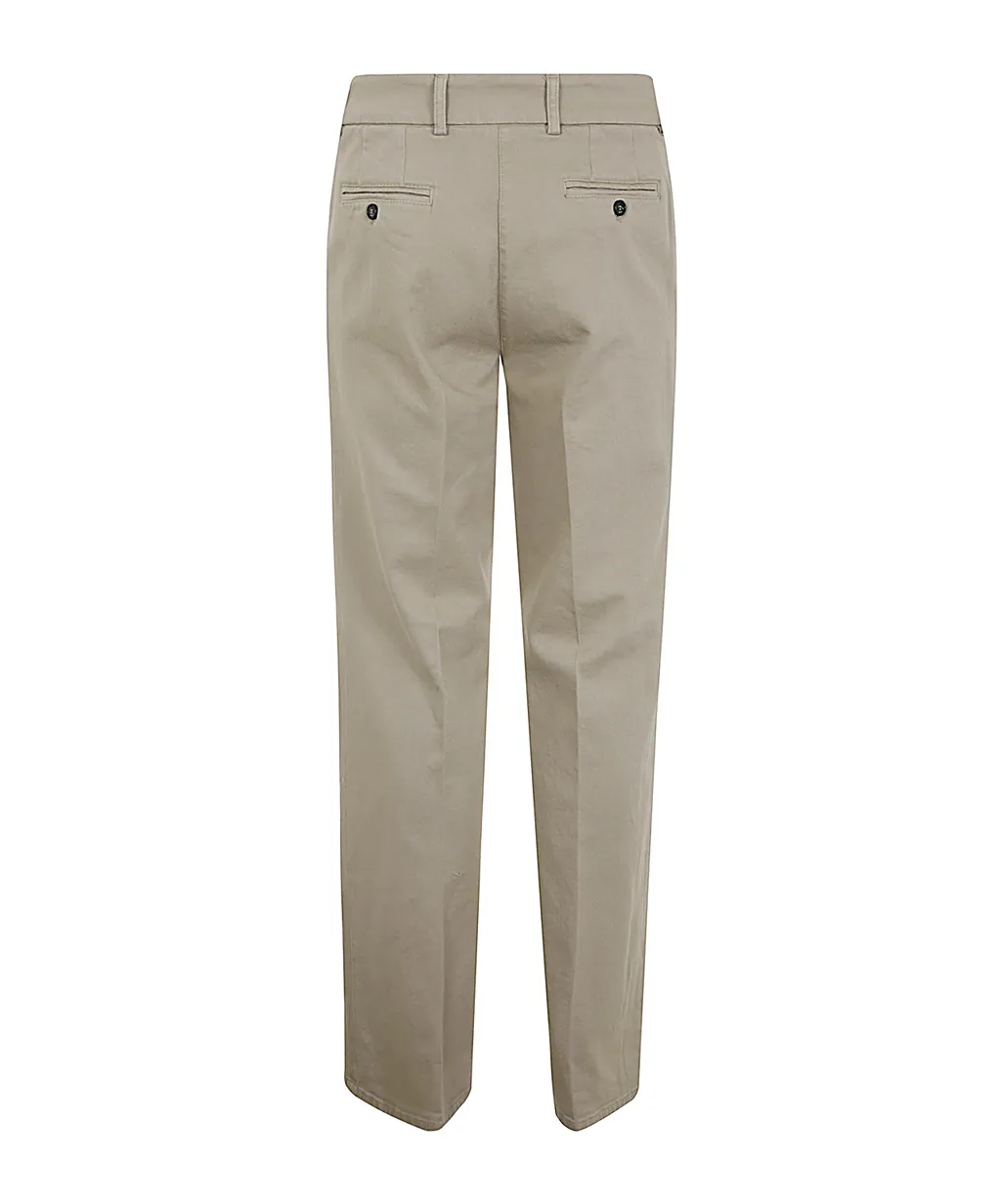 Belt-Loop Casual Pants
