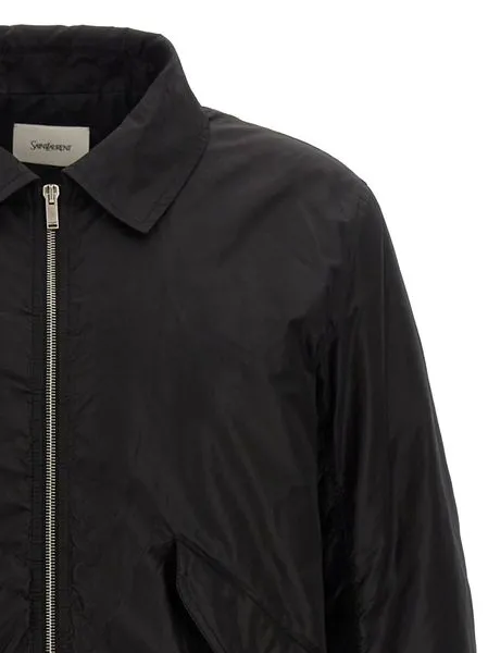 Saint Laurent Zip-Up Bomber Jacket