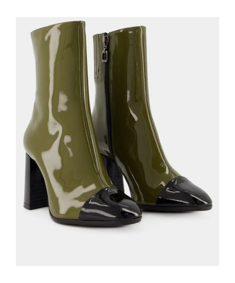 Thick Heeled Short Boots
