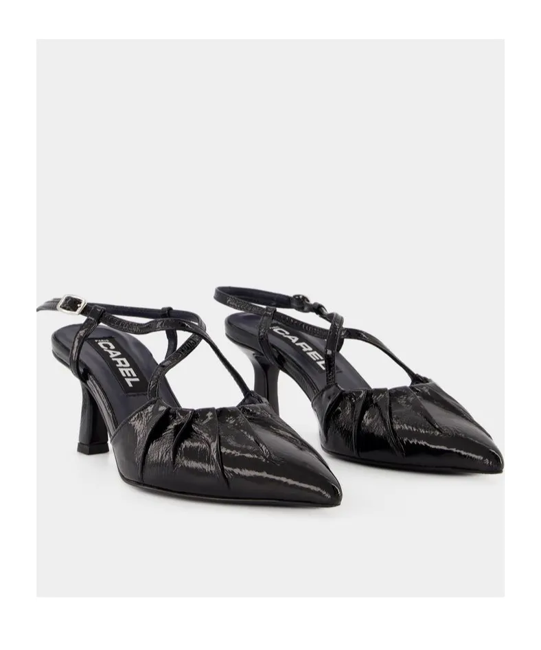 Pointed High-Heeled Sandals