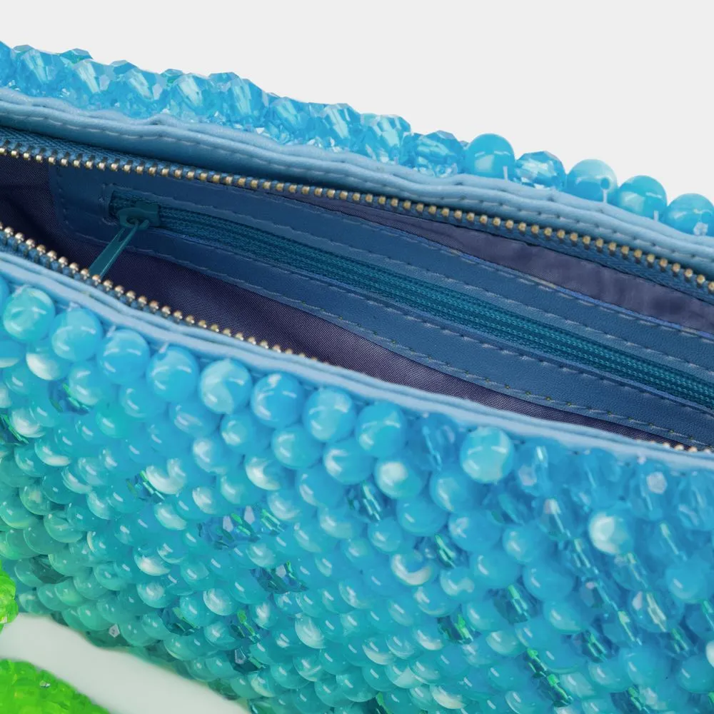 Germanier Bead-Embellished Zipped Shoulder Bag