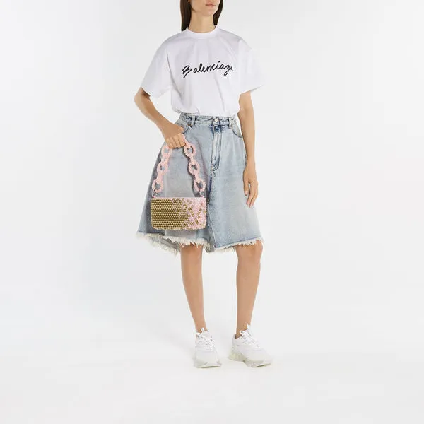 Germanier Bead-Embellished Zipped Shoulder Bag