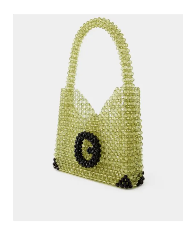 Germanier Beaded Hobo Shoulder Bag