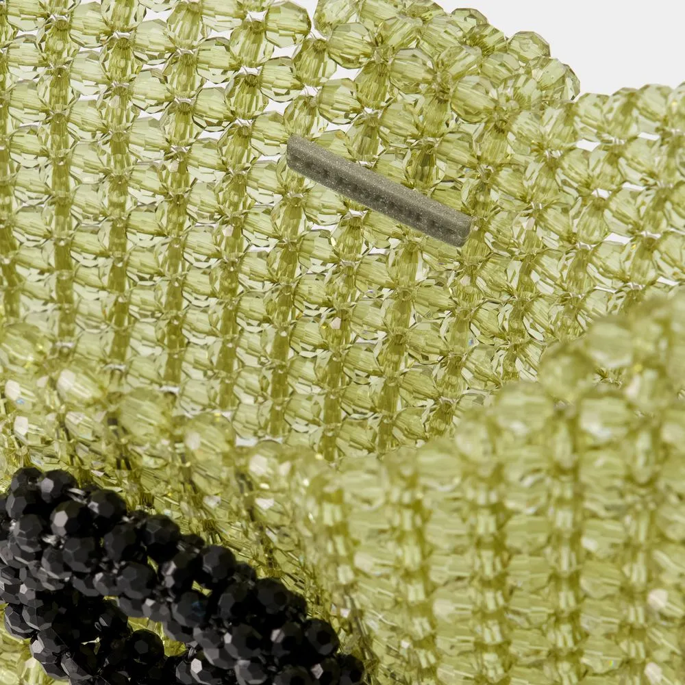 Germanier Beaded Hobo Shoulder Bag