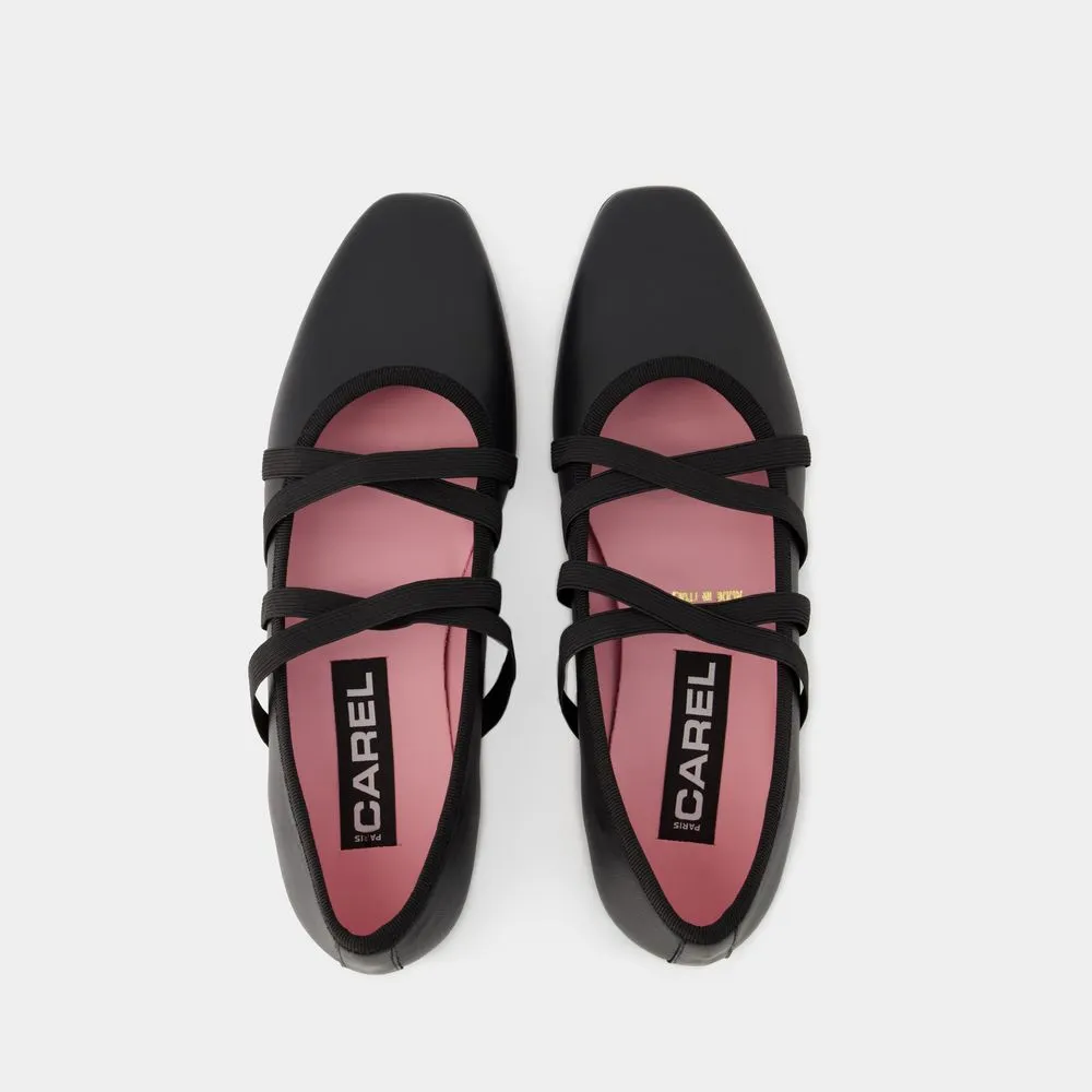 Tutu Suede Ballerina Shoes