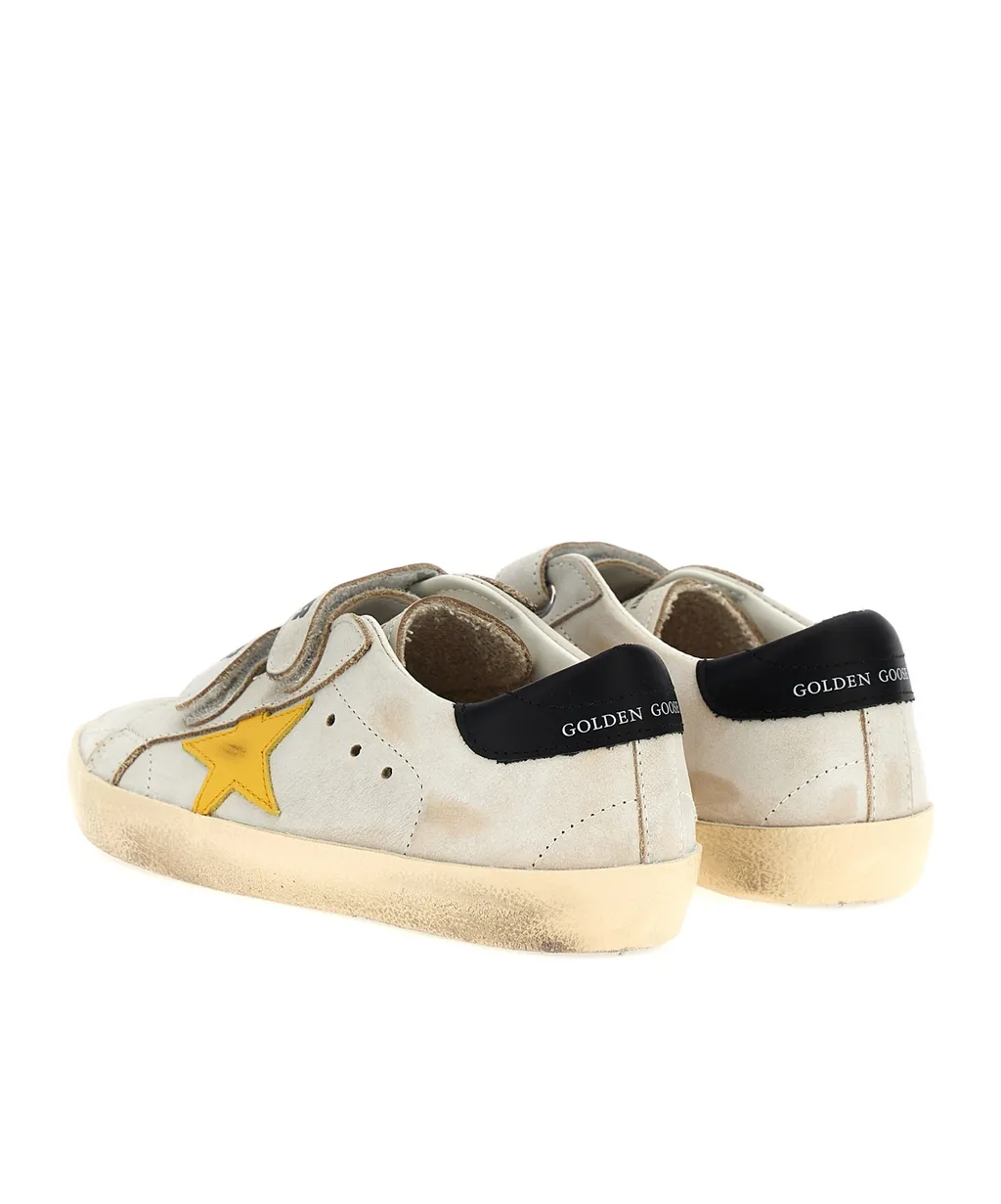 Golden Goose Kids Old School Touch-Strap Sneakers