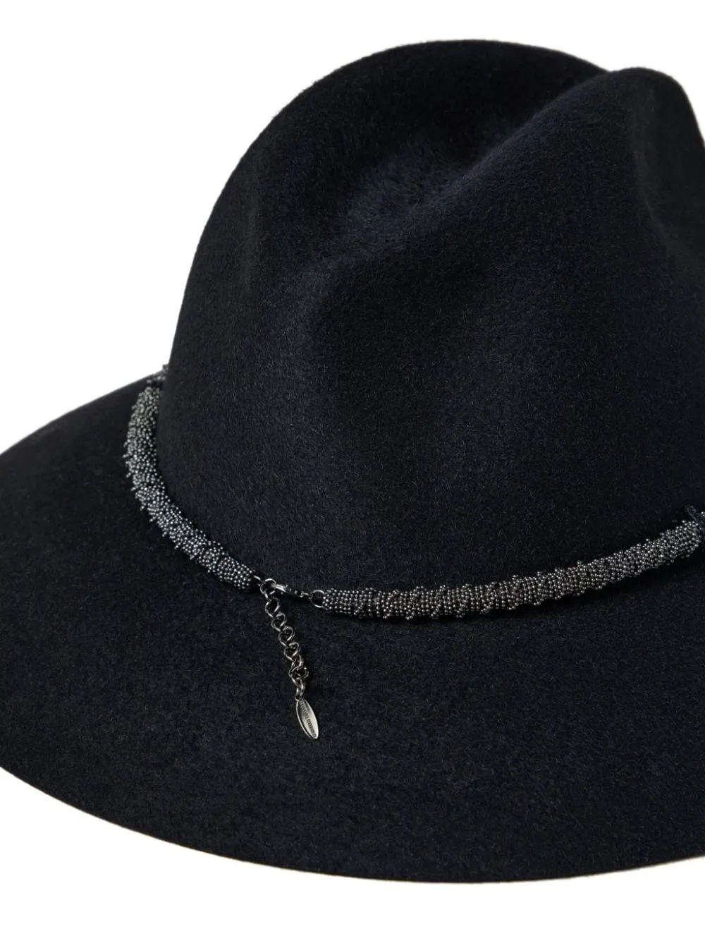 Brunello Cucinelli Braided Band Felt Fedora