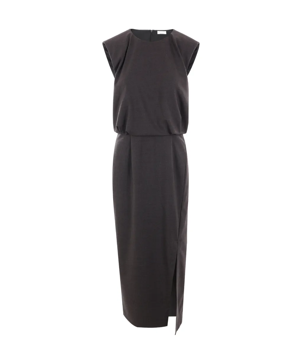 Monili Chain Detail Short-Sleeve Dress