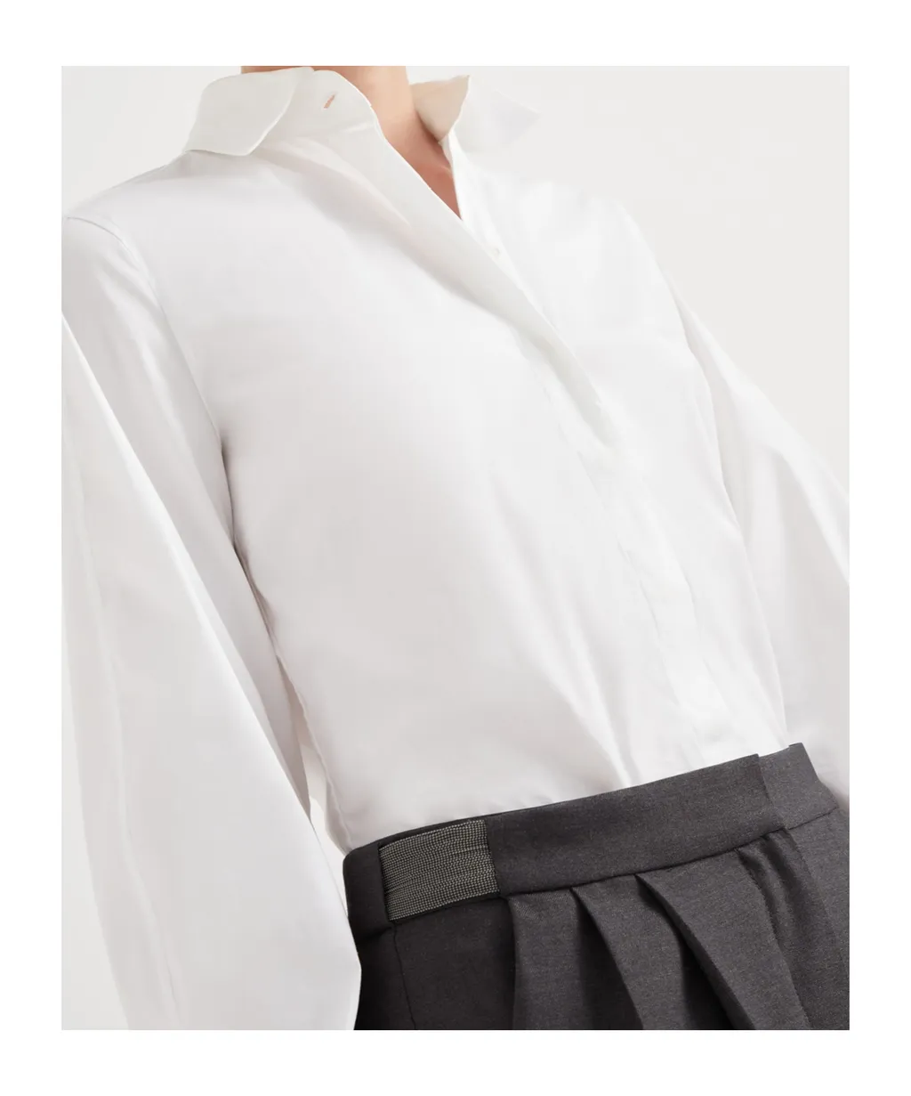 Brunello Cucinelli High Rise Wide Leg Trousers