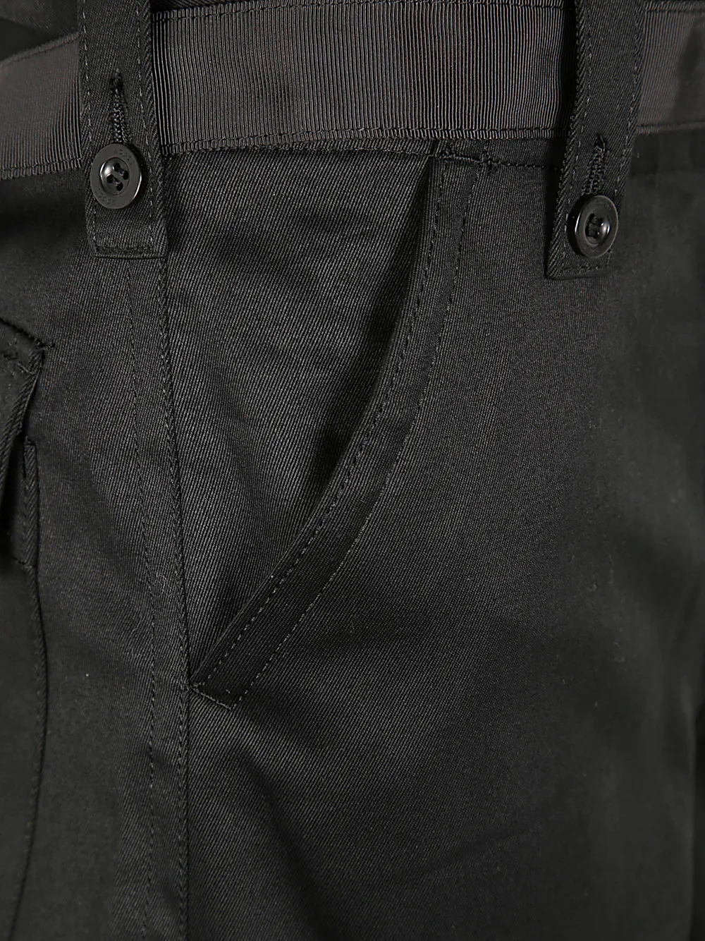 Sacai Straight-Leg Belted Cargo Trousers