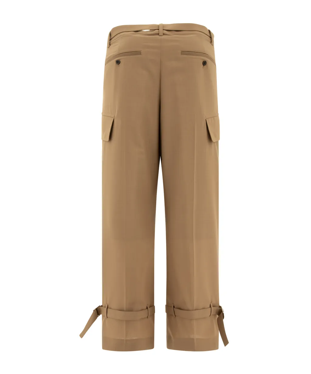 Sacai Wide-Leg Suiting Pants