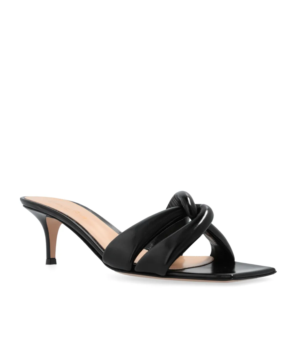 Gianvito Rossi Amour Chain-Effect Detailed Mules